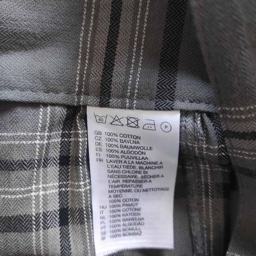 H&M skirt with straps gray like new, size M
