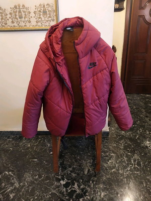 Nike jacket new, thick, size Large, coral color