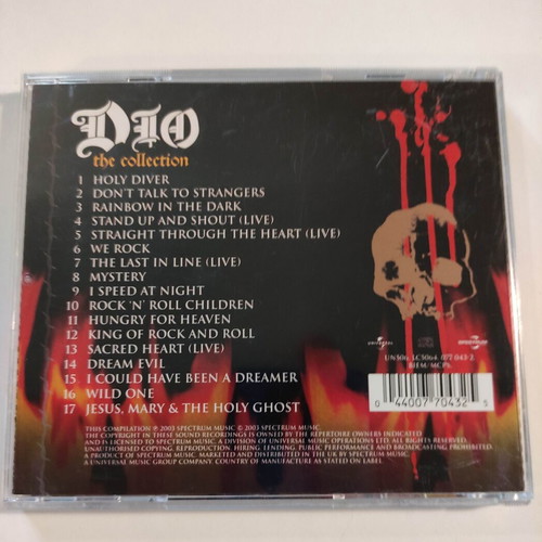 Dio The Collection CD used, metal