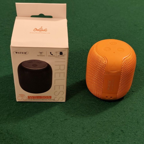 WSTER WS-805 Portable Bluetooth Speaker TWS, orange