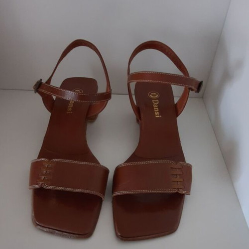 Dansi leather sandals used No38 brown