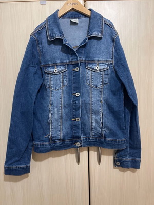 Zara denim jacket used, size 13/14, blue