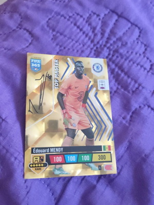 Edouard Mendy signed gold card