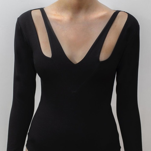 The C Edition black blouse like new, size S