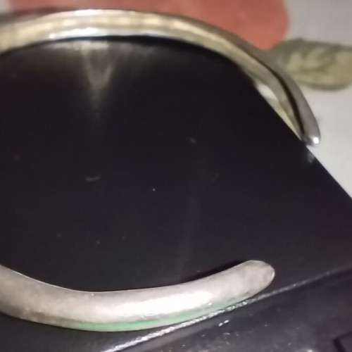 Handmade 925 Silver Bracelet new, hammered design with adjustable size