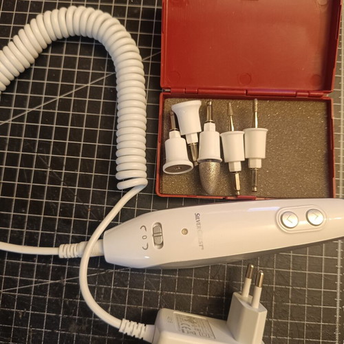 SilverCrest manicure set and rotary tool used