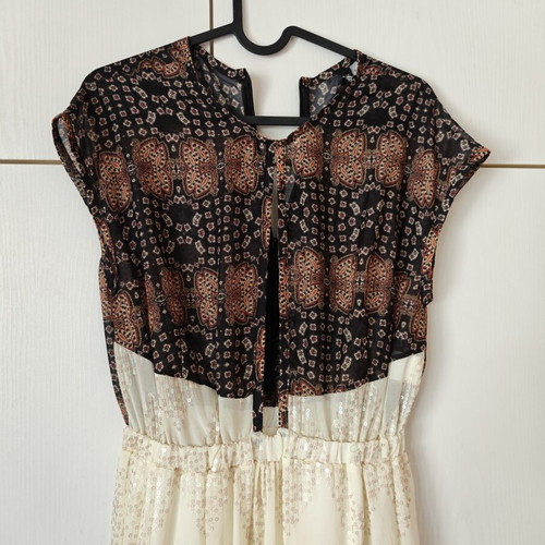 Nadia Rapti dress like new, white and gold, size S