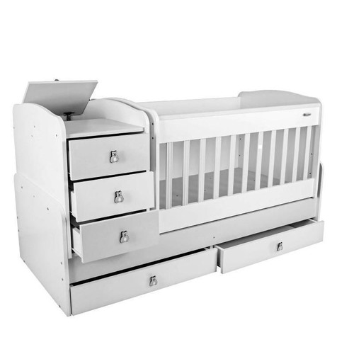 Danai Plus multifunctional cot used with drawer and rocking function