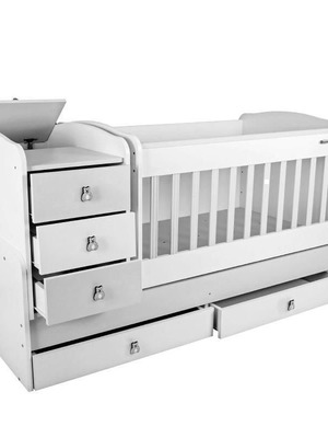 Danai Plus multifunctional cot used with drawer and rocking function