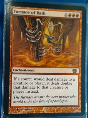 Magic The Gathering Box Topper Furnace Of Rath 8th Edition like new