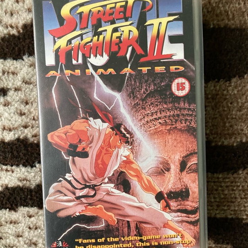 Street Fighter 2 Animated Movie VHS like new, 1995, English audio