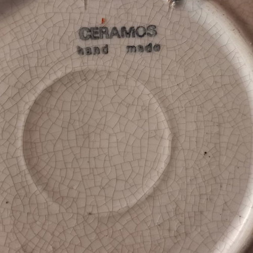 Decorative wall plate used, handmade