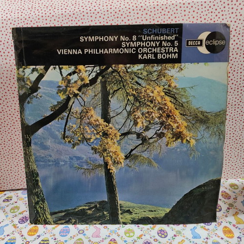 Schubert Symphony No. 8 "The Unfinished" and No. 5 vinyl used, classical