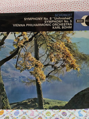 Schubert Symphony No. 8 "The Unfinished" and No. 5 vinyl used, classical