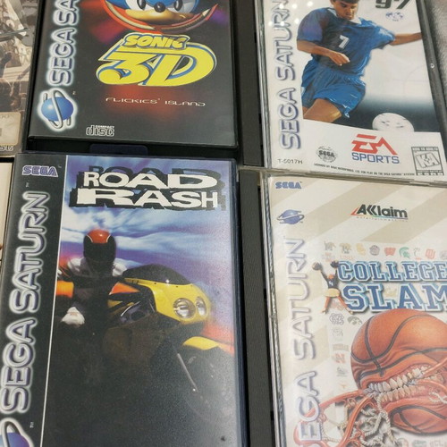 Sega Saturn Boxes and Manuals used, no games