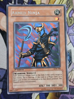 Armed Ninja Effect Monster κάρτα σαν καινούργιο, Yu-Gi-Oh!