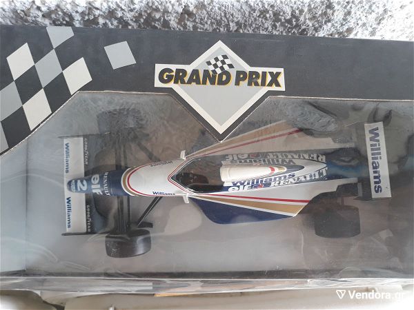  Williams Renault Grand Prix metalliko sillektiko aftokinito 1:18 klimakas