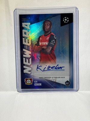 Ken Izekor 2025-26 Topps Chrome UCC Auto Card New