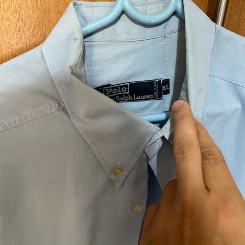 Polo shirt blue used, size XL