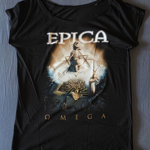 Epica Omega Cover T-shirt girly, new, size XL