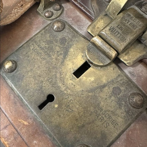 Louis Vuitton vintage suitcase 1920 used