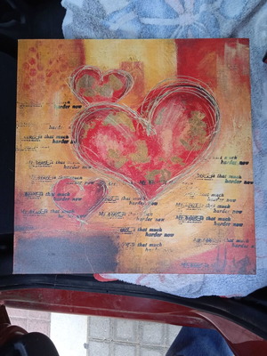 Ξύλινο κάδρο 40 x 40 σαν καινούργιο