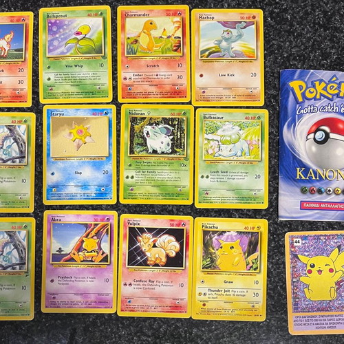 Pokemon cards like new, 11+1 double pack with rulebook and terms card