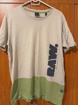 G-Star Raw T-shirt gray and green like new, size L
