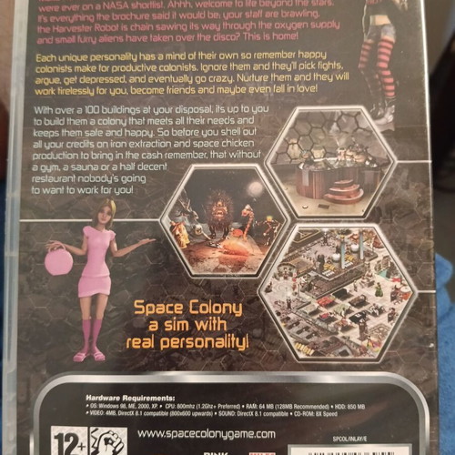 Space Colony PC CD-ROM game