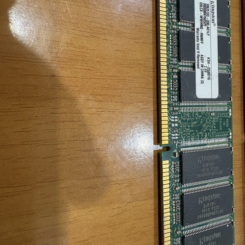 DDR1 RAM 2.5GB pack used, Kingston & Transcend DDR400 PC3200