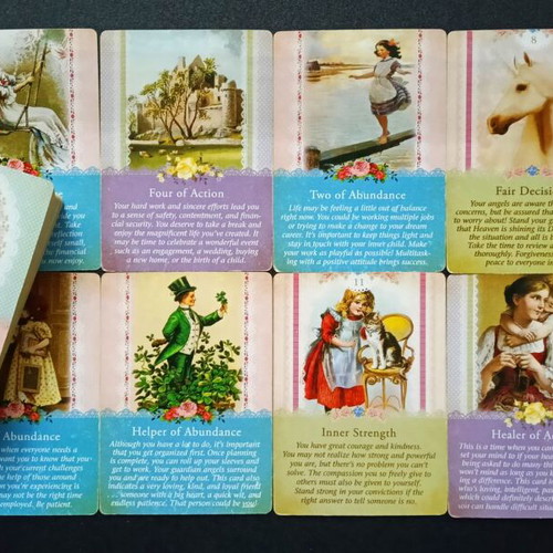 Guardian Angel Tarot Cards deck used by Radleigh Valentine