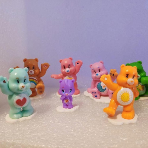Care Bears collectible figure set of 12, like new