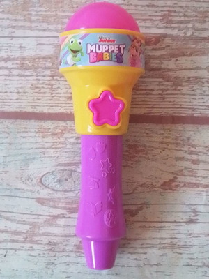 Muppet Babies Rock 'N Sing Microphone toy used with sounds and lights