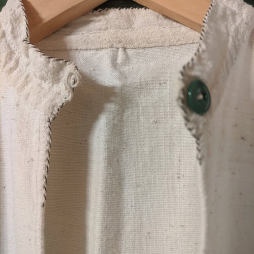 Museum handmade festive shirt used, Florina, early 20th century