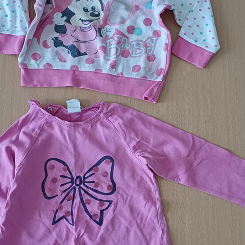 Girls' clothes up to 24 months like new, 17 pieces and 4 sets for 2 years old