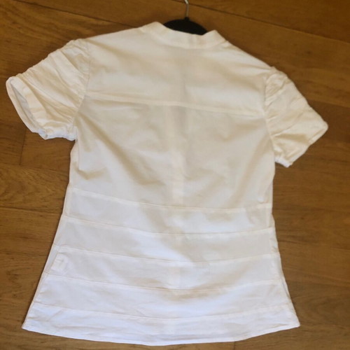 Amorimiei Women's White Short-Sleeve Shirt Size L Italy Like New