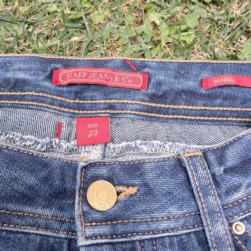 Staff Jeans Denim Shorts Size 27 Like New Blue