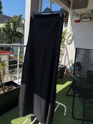 Shein Strapless Maxi Dress Black Size Small Medium New