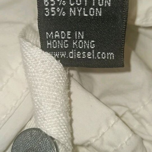 Diesel fabric white pants like new with unique design