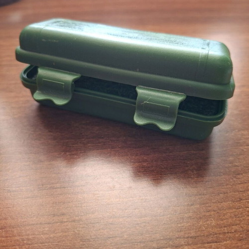 Plastic storage box like new with protective foam