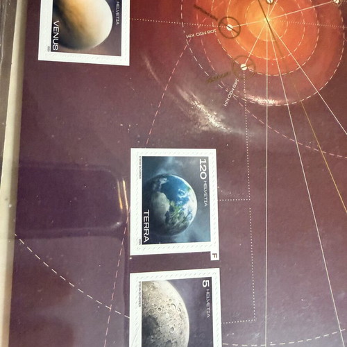 Swiss Stamps Solar System 2025 new, complete set