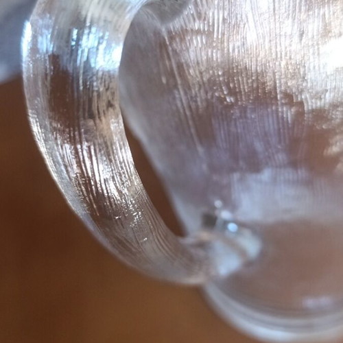 Vintage crystal pitcher like new, 21 cm height