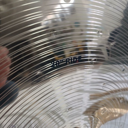Turkey cymbal set B08, new, 5 pieces with drumsticks