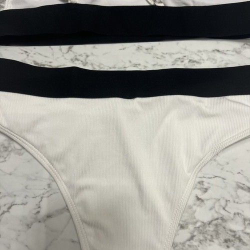 Swimsuit set like new, black and white, size M/L