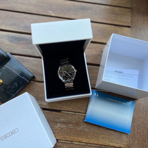 Seiko Presage SSA377J1 Καινούργιο Αυτόματο Μαύρο Καντράν