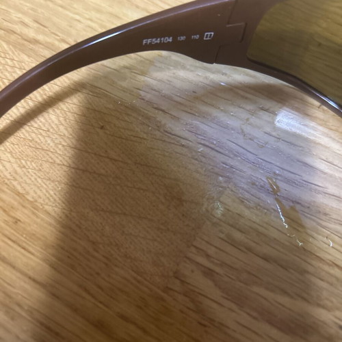 Vintage Gianfranco Ferré sunglasses with brown shield lenses, used