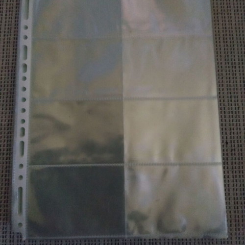 A4 8-pocket sleeves used, pack of 40