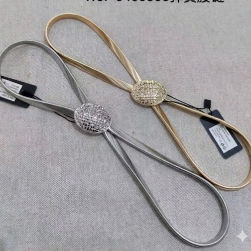 Elastic belts new, gold and silver colors