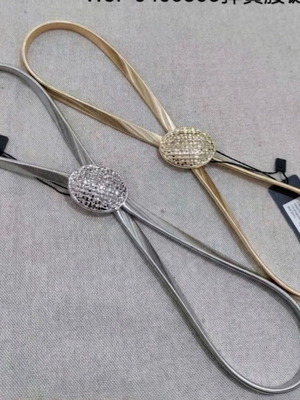 Elastic belts new, gold and silver colors
