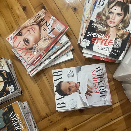 Harper’s Bazaar Greece magazines like new, collection of 120 (2007-2020)